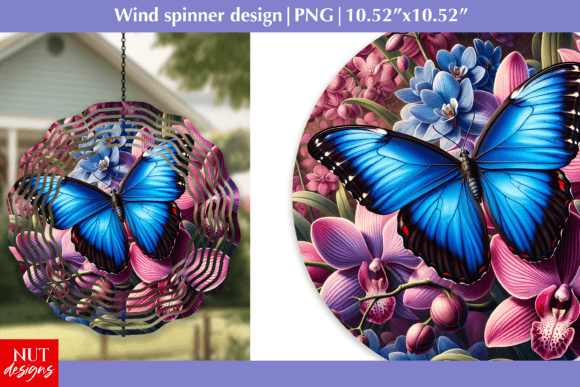 Download Spring Orchids Round Design &amp; Butterfly - Round Collection