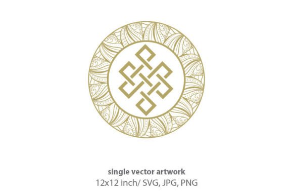 Download Mandala, Spiritual Symbol Round Ornament - Round Collection