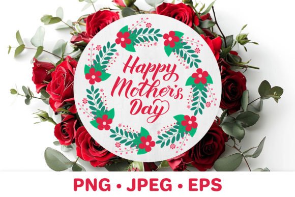 Download Happy Mothers Day. Floral Round Design - Round Collection