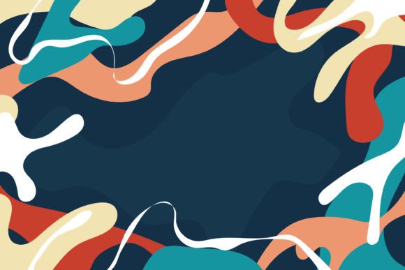Download Abstract Background in Bright Colors - Round Collection