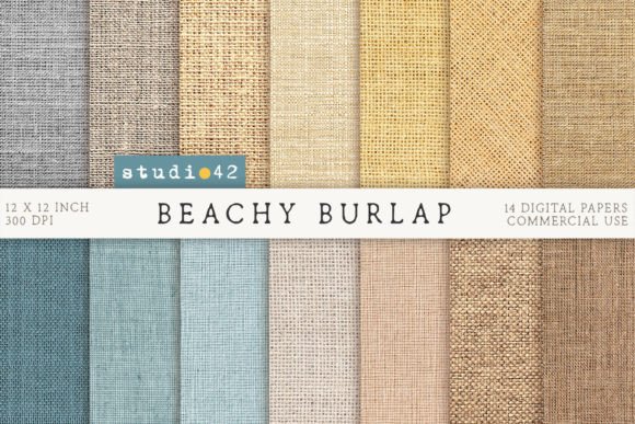 Download Beach Burlap Texture Backgrounds - Round Collection