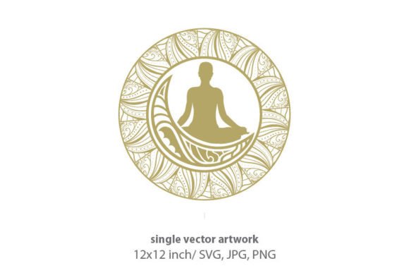 Download Mandala, Spiritual Symbol Round Ornament - Round Collection
