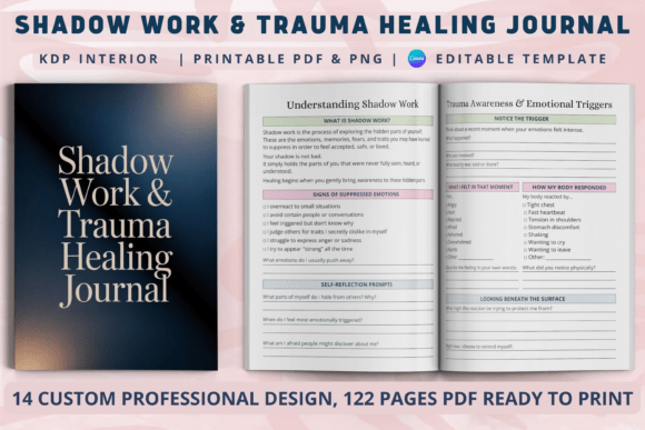 Download Shadow Work &amp; Trauma Healing Journal - Healing Collection