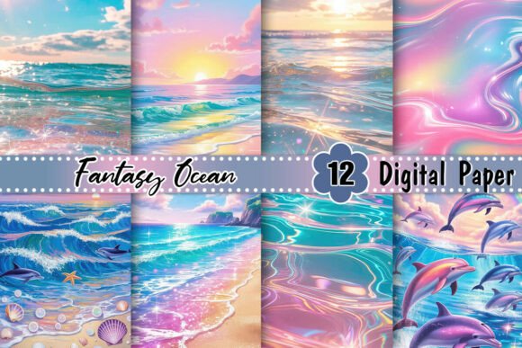 Download Fantasy Sea Ocean Background - Round Collection