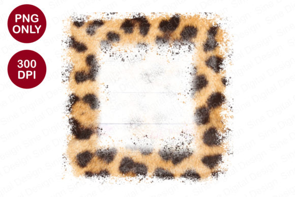 Download Wood Leopard Background Sublimation PNG - Round Collection