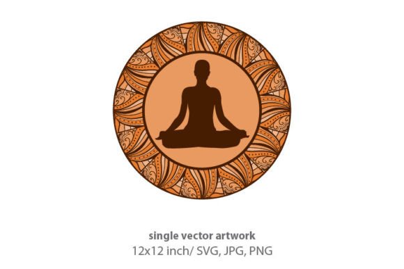 Download Mandala, Spiritual Symbol Round Ornament - Round Collection