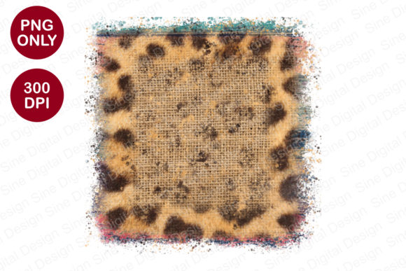 Download Sack Leopard Background Sublimation - Round Collection