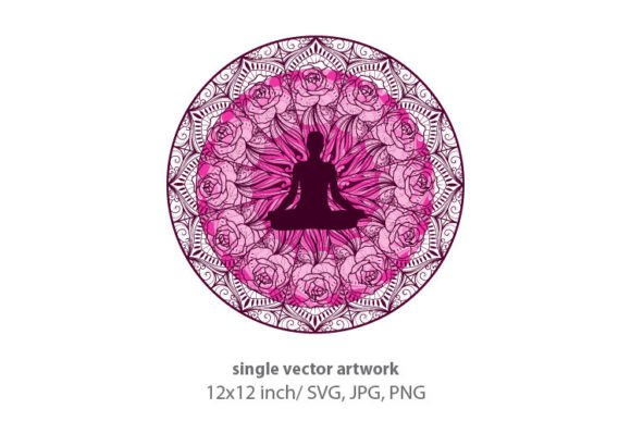 Download Mandala, Spiritual Symbol Round Ornament - Round Collection