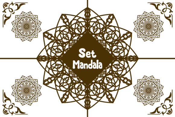 Download Mandala Set Background Ornate Design - Round Collection