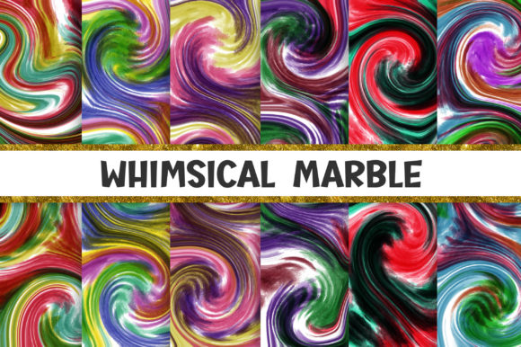 Download Whimsical Marble Background - Round Collection