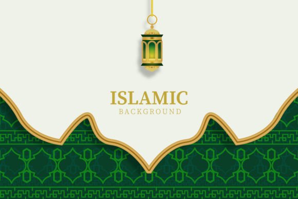 Download Arabic Ornamental Background with Arabes - Round Collection
