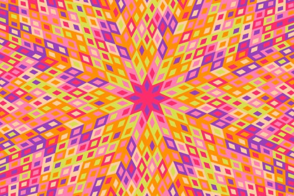 Download Abstract Circular Pattern Multicolor Background - Round Collection