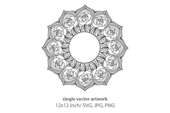 Download Mandala, Spiritual Symbol Round Ornament - Round Collection