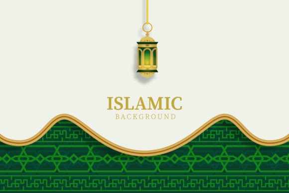 Download Arabic Ornamental Background with Arabic - Round Collection