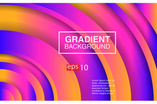 Download Background Radial Gradient Design Banner - Round Collection