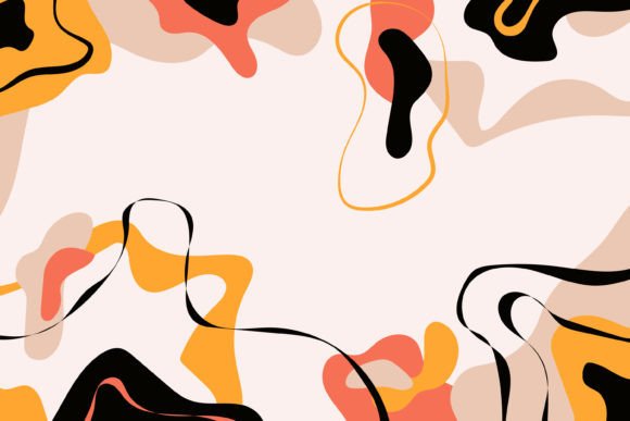 Download Abstract Background in Bright Colors - Round Collection
