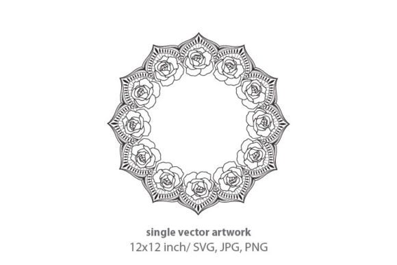 Download Mandala, Spiritual Symbol Round Ornament - Round Collection