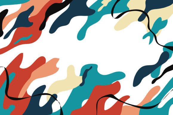 Download Abstract Background in Bright Colors - Round Collection