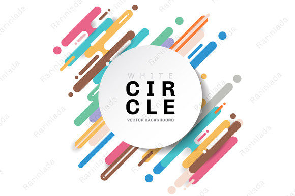 Download Abstract Geometric Rounded Shape Pattern - Round Collection