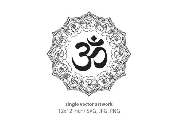 Download Mandala, Spiritual Symbol Round Ornament - Round Collection