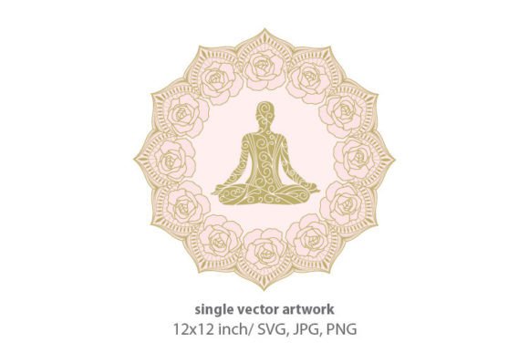 Download Mandala, Spiritual Symbol Round Ornament - Round Collection